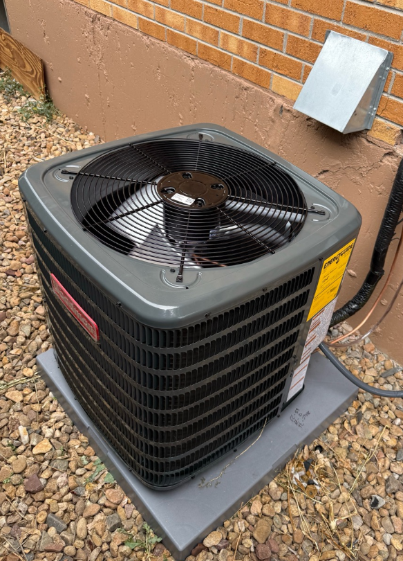 New Goodman air conditioner installed by Apple Aire in Arvada, Colorado