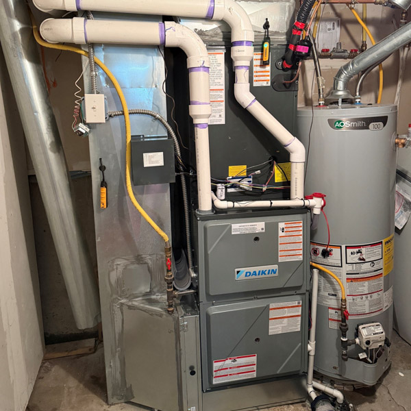 Daikin 2-stage furnace installed in brighton, colorado